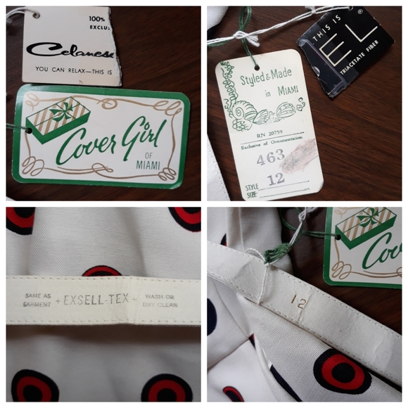 60s Polka-Dot Cocktail Dress - Picture 9 of 11